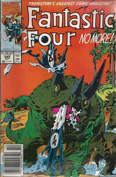 Fantastic Four #345 [Newsstand]-Fine