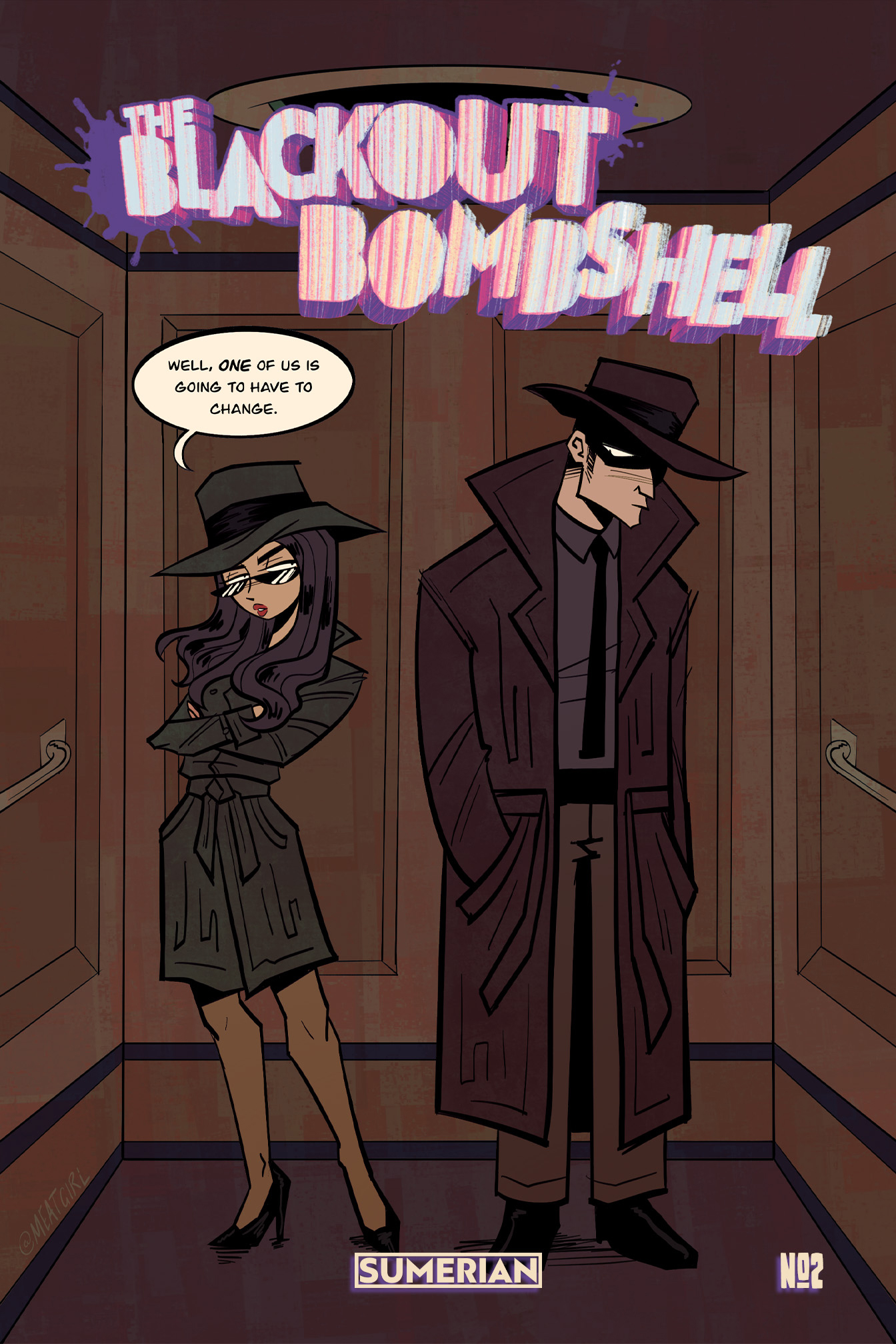 The Blackout Bombshell #2 Cover C Meatgiri (Mature) (Of 3)