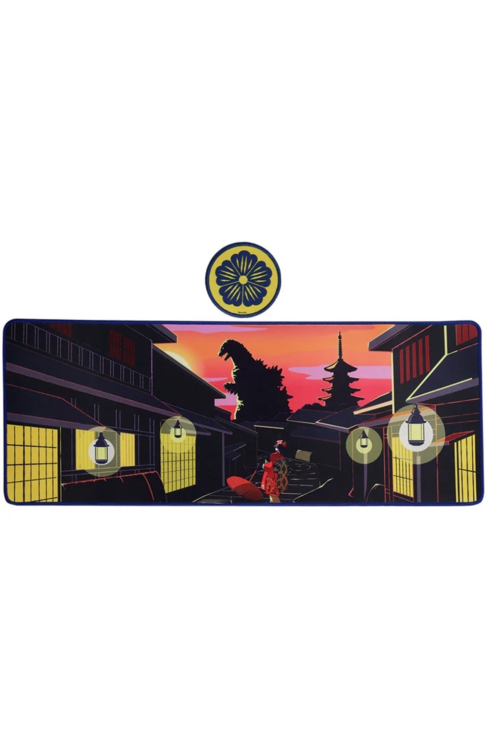 Godzilla XL Desk Pad And Coaster Set