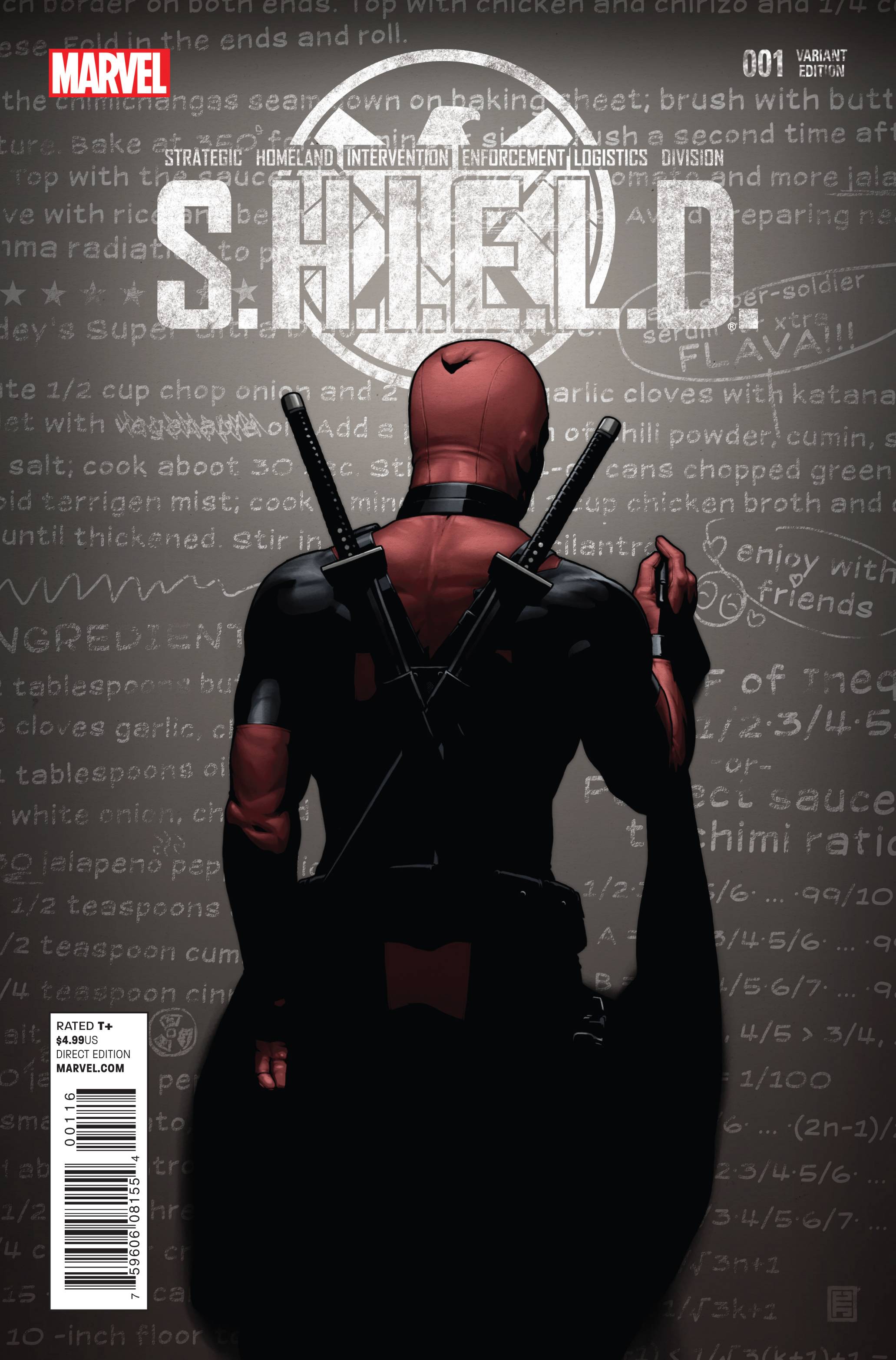 S.H.I.E.L.D. #1 (Christopher Deadpool Party Variant) (2014)