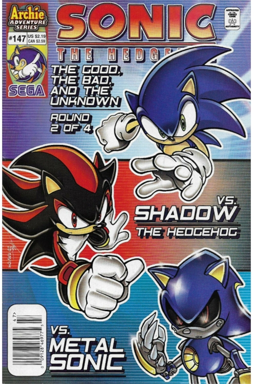 Sonic The Hedgehog #147 [Newsstand]-Very Good