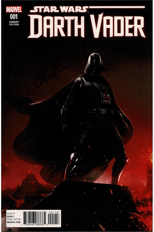 Darth Vader #1 [Comicsketchart.Com Exclusive Francesco Mattina]-Very Fine, Signed By Charles Soule