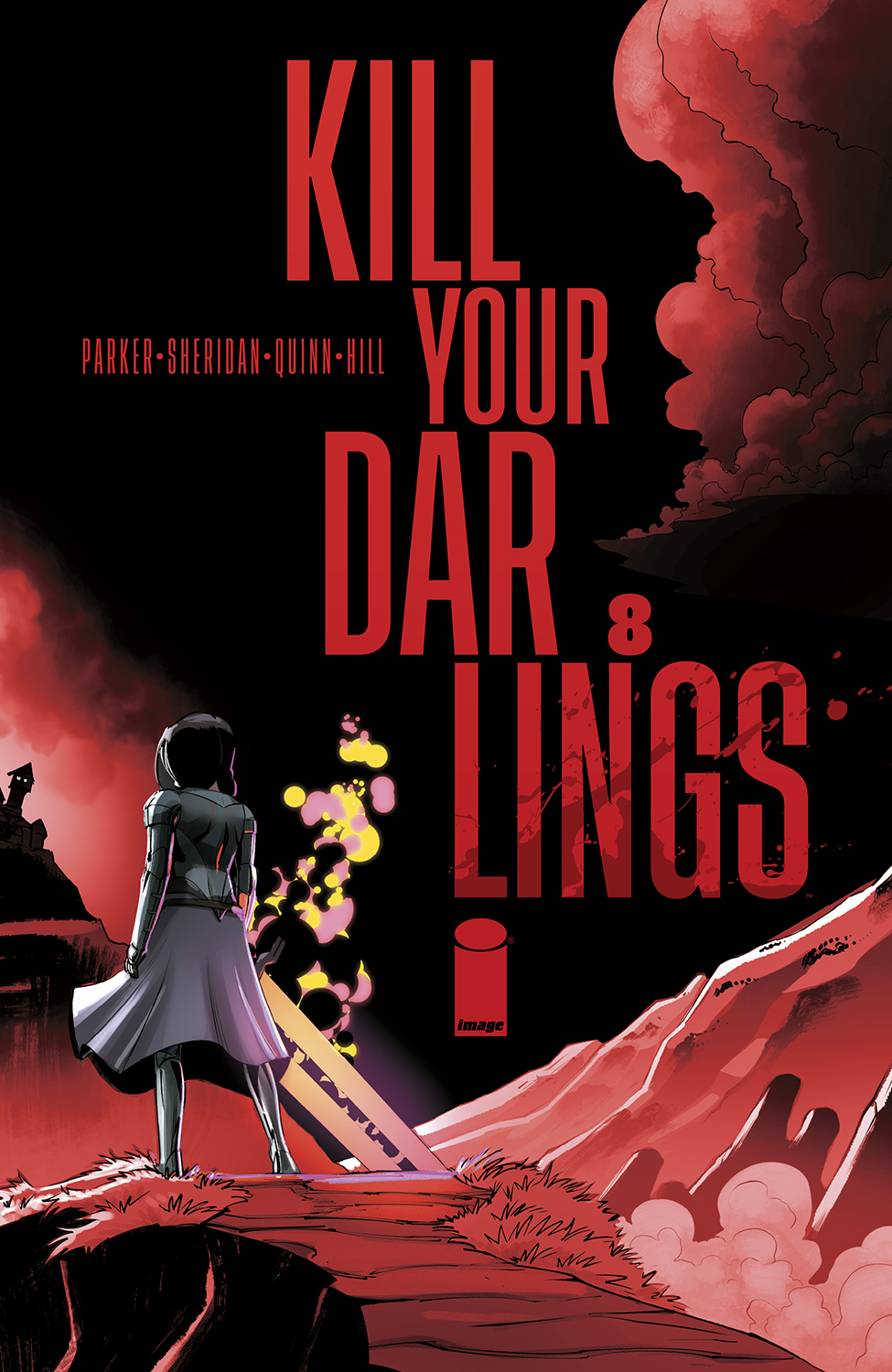 Kill Your Darlings #8 Cover C 1 for 25 Incentive Bob Quinn Variant (Mature)