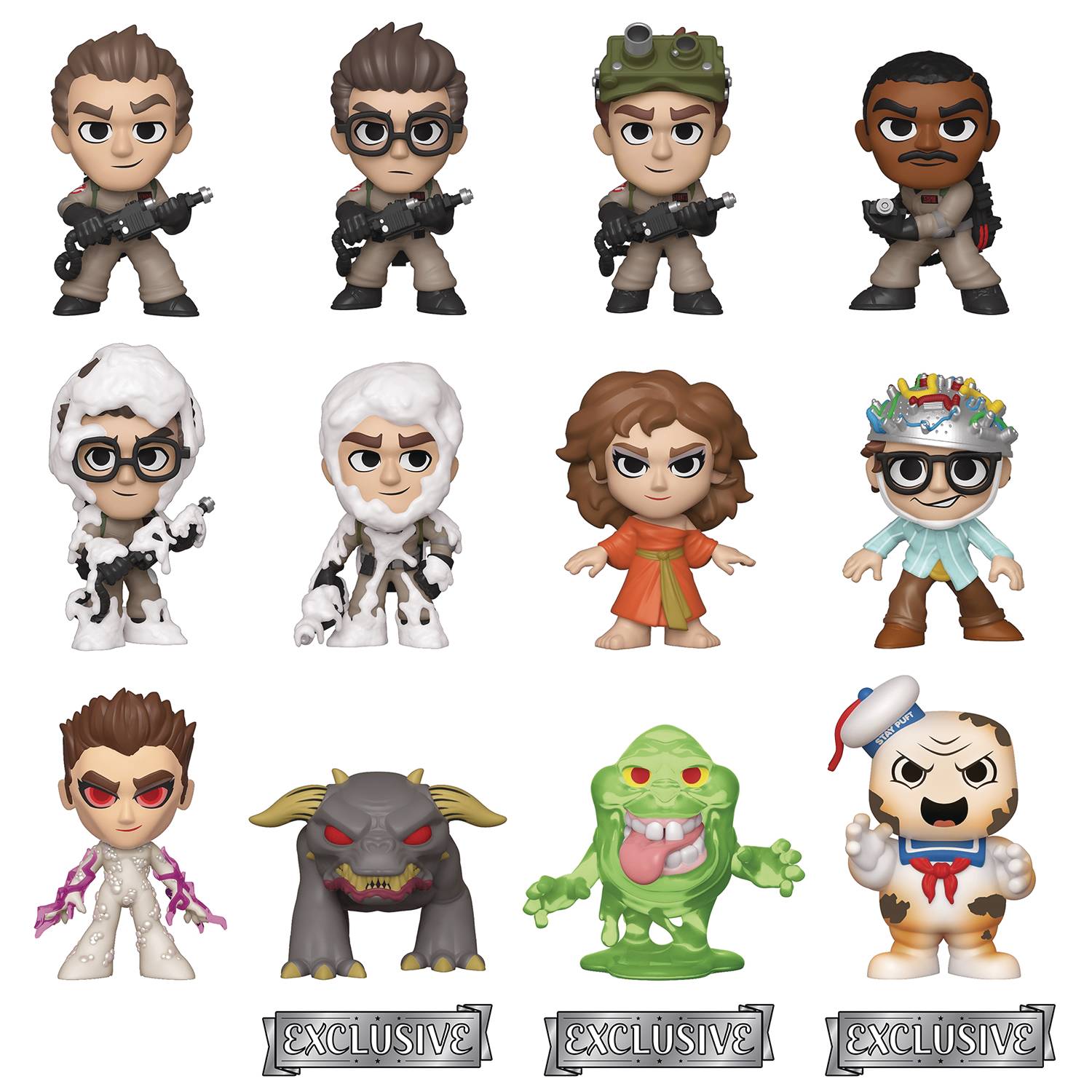 Mystery Minis Ghostbusters 12 Piece Blind Mystery Box Display