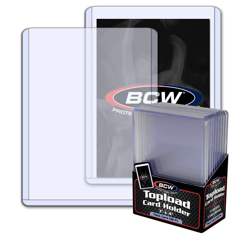 BCW Topload Card Holder 3x4 3.5mm