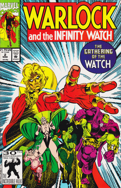 Warlock And The Infinity Watch #2 [Direct] - Nm- 9.2