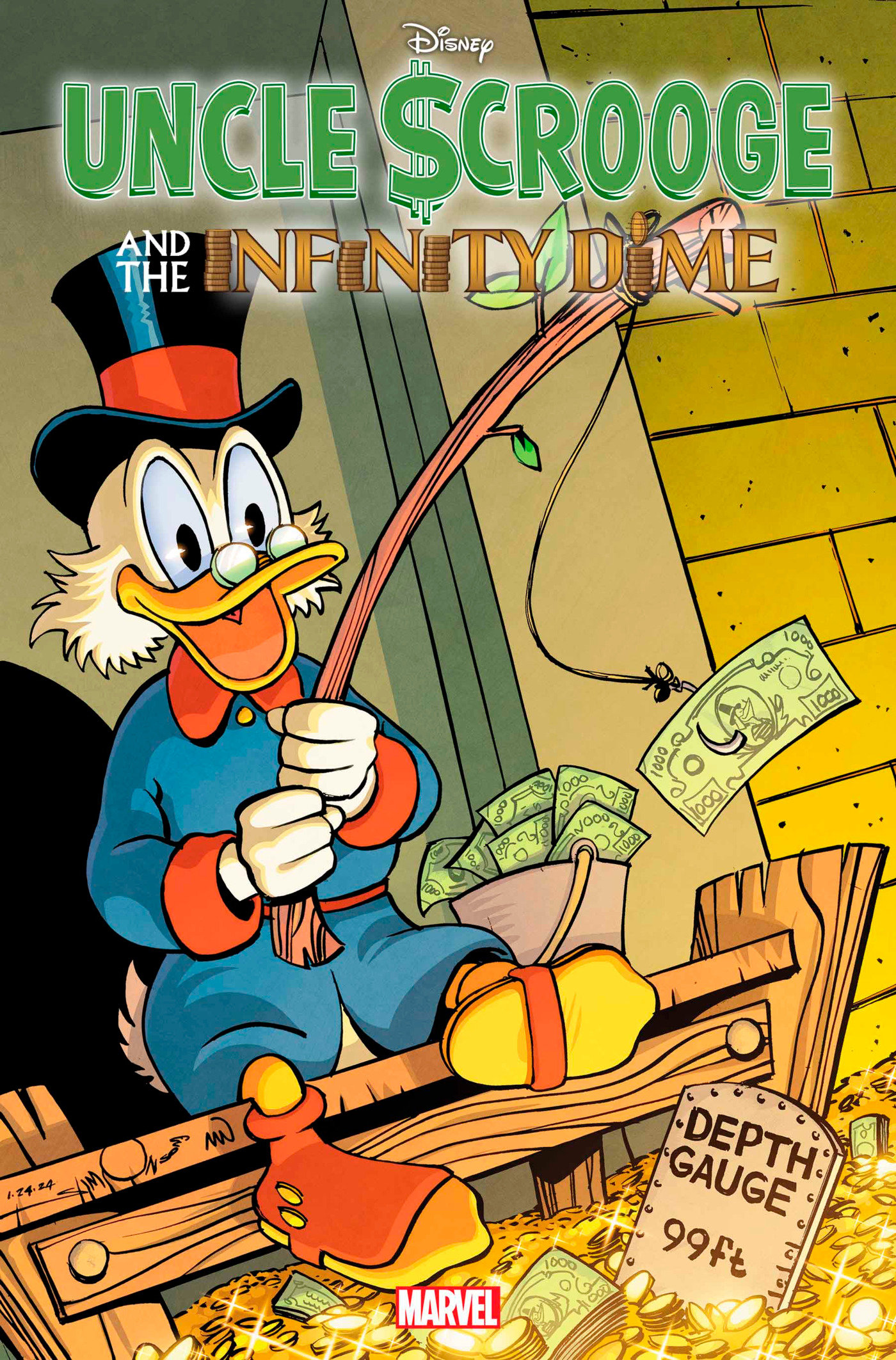 Uncle Scrooge and the Infinity Dime #1 Walt Simonson Variant 1 for 25 Incentive