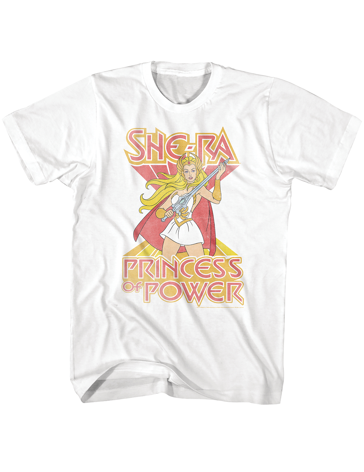 She-Ra Princess of Power White T-Shirt Medium