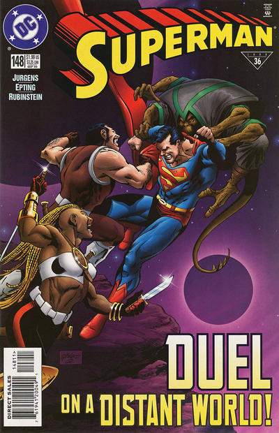 Superman #148 [Direct Sales] Very Fine