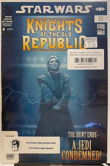 Star Wars Knights of The Old Republic (2006) #6 (7.5)