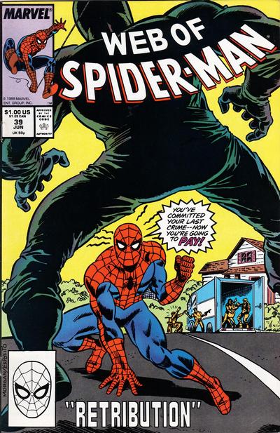 Web of Spider-Man #39 [Direct]-Fine (5.5 – 7)