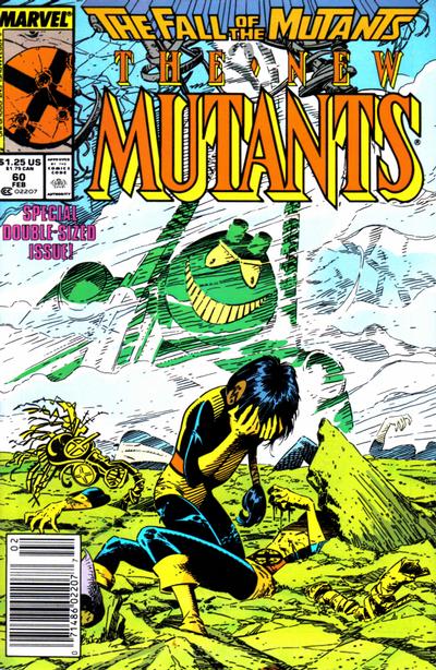 The New Mutants #60 [Newsstand]-Very Good (3.5 – 5)