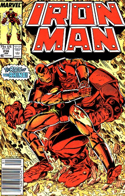 Iron Man #238 [Newsstand] - Vf- 7.5