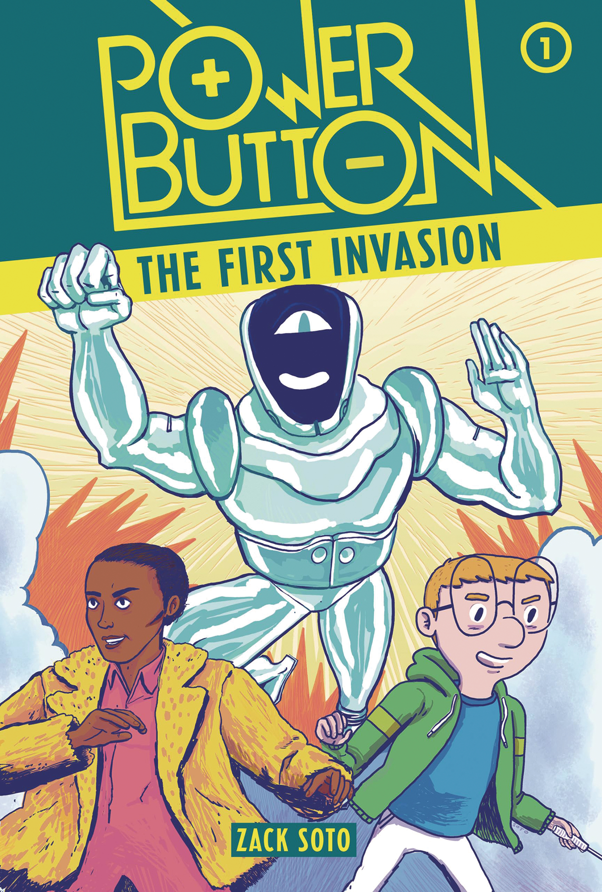 Power Button Graphic Novel Volume 1 First Invasion