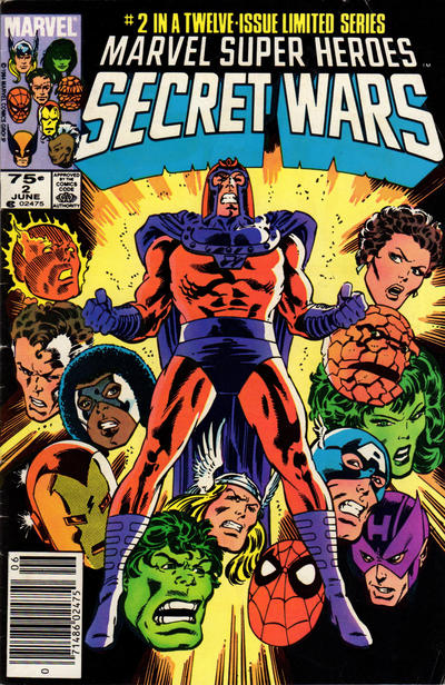 Marvel Super-Heroes Secret Wars #2 [Newsstand](1984)-Fine (5.5 – 7)