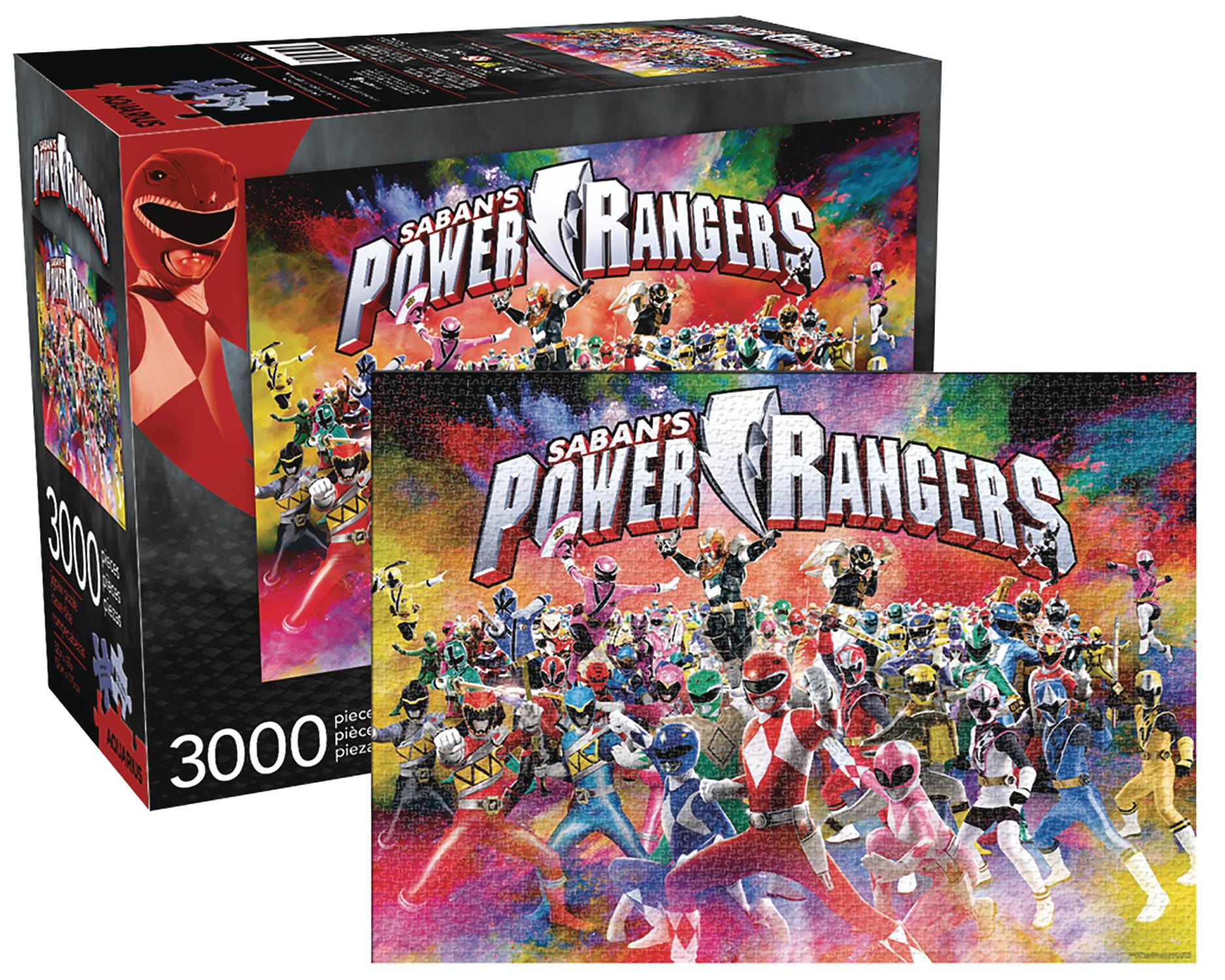 Mighty Morphin Power Rangers 3000 Pc Jigsaw Puzzle