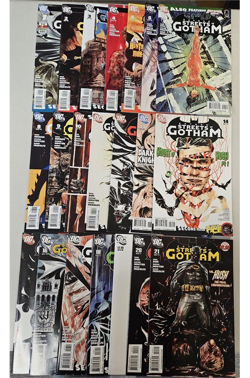 Batman Streeets of Gotham #1-21 (2009) Set