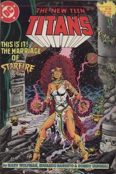 New Teen Titans (Volume 2) #17 February, 1986.