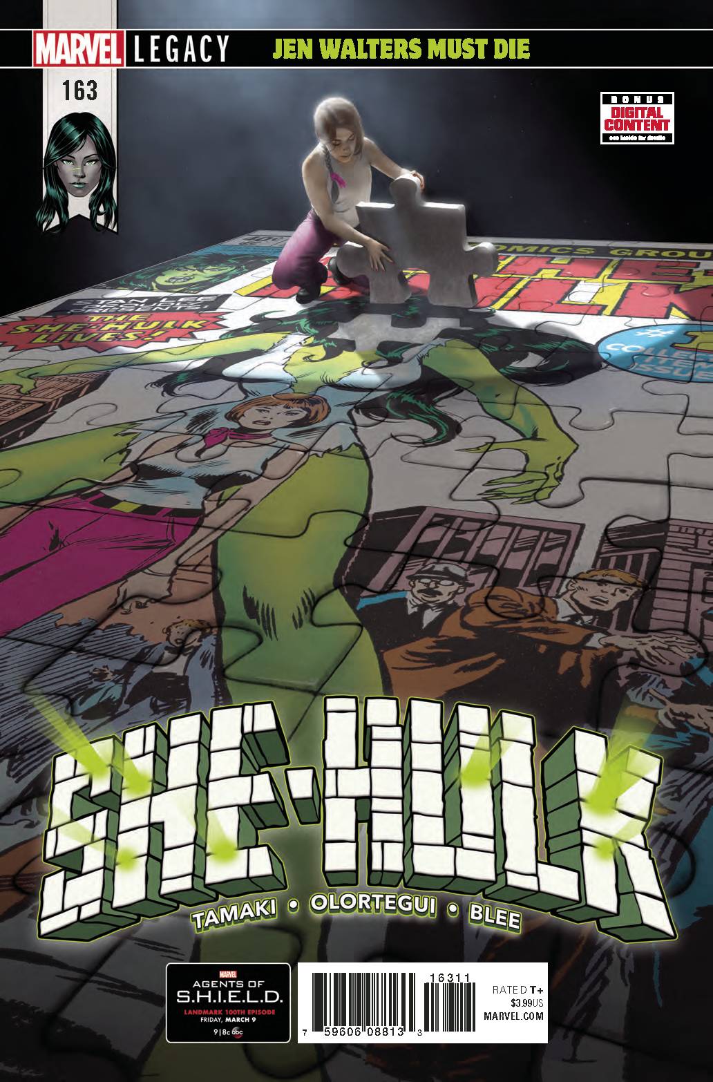 She-Hulk #163 Rahzzah Variant Legacy (2017)