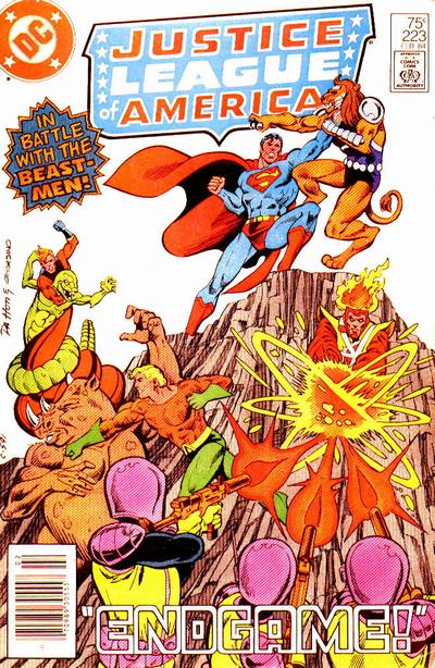 Justice League of America #223 [Newsstand] Fine/Very Fine