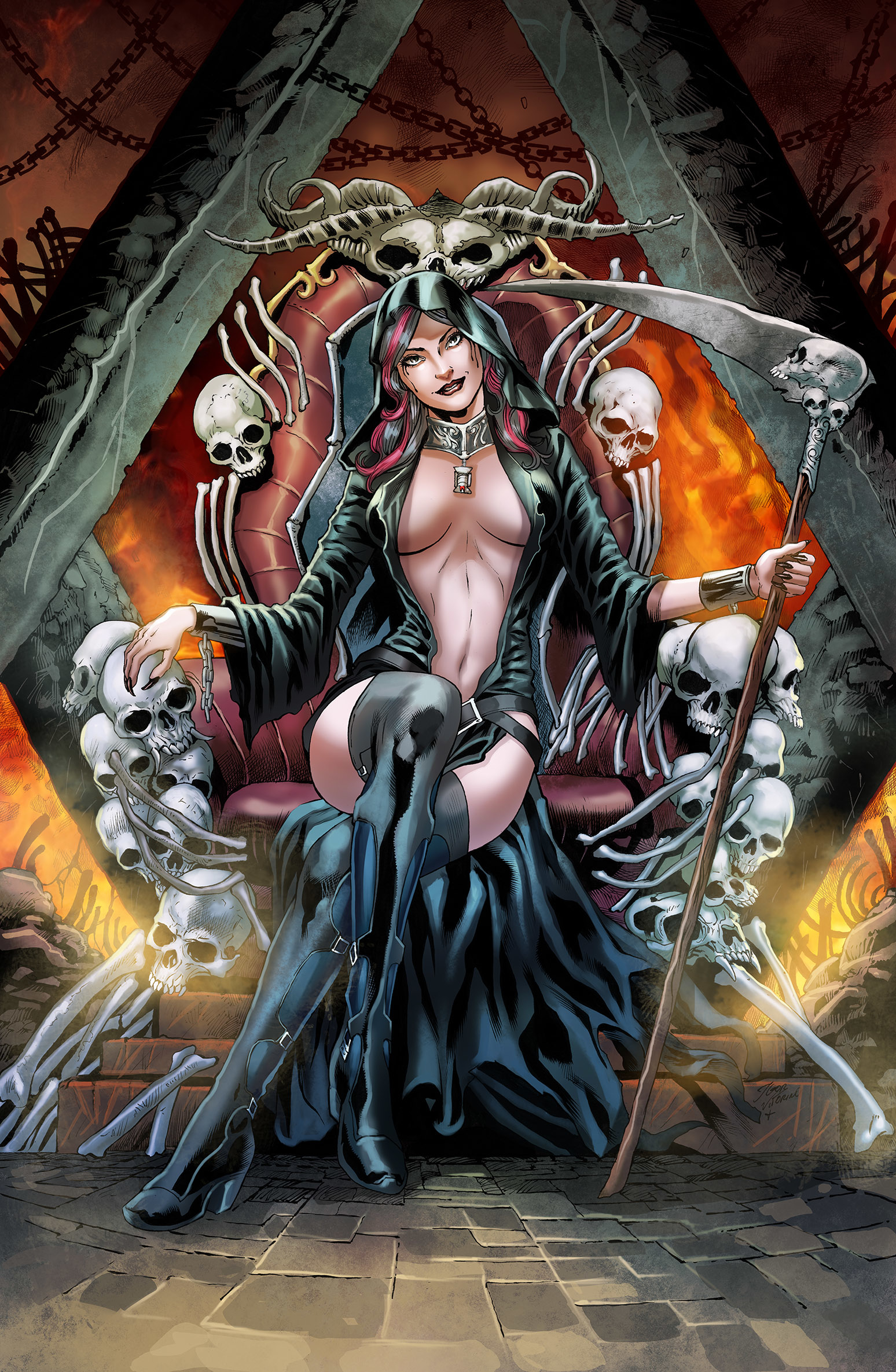 Tales of Terror Annual Goddess of Death Volume 1 Cover B Vitorino