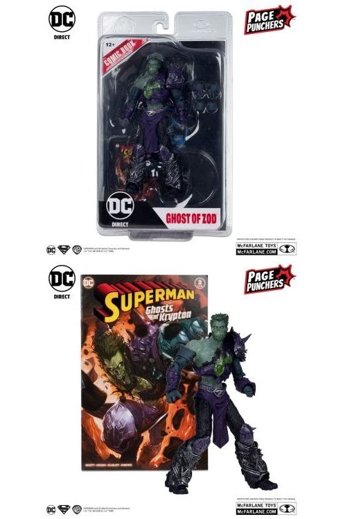 DC Direct Action Figure & Comic Book Ghost of Zod (Ghosts of Krypton)