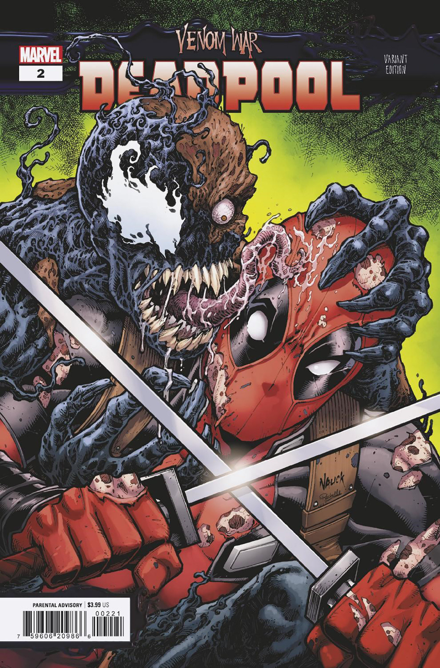 Venom War: Deadpool #2 Todd Nauck Variant (Venom War)