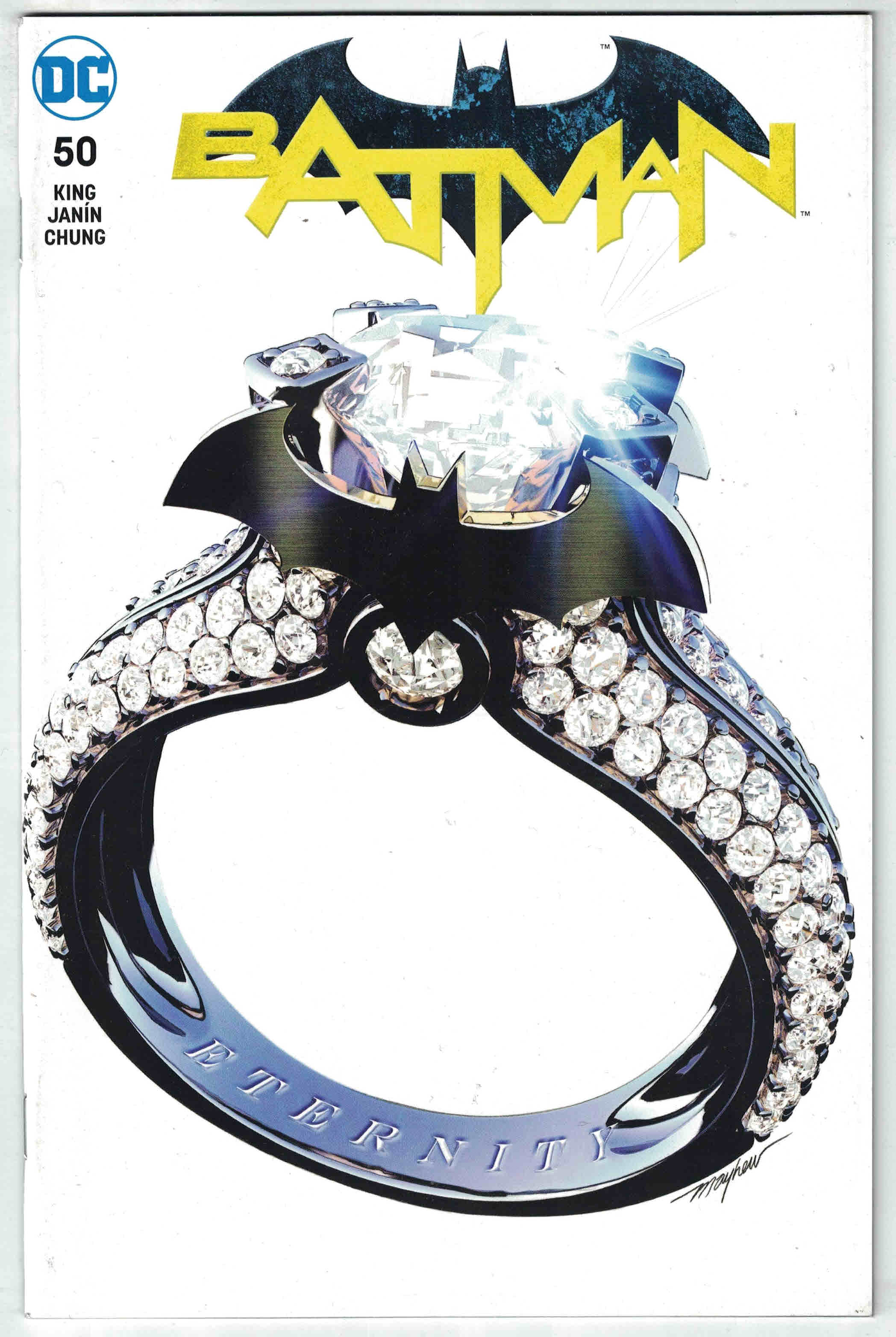 Batman #50 (2018) Mike Mayhew Comic Pop Ring "Bling" Variant Cover Limited To 3000!