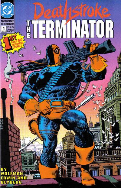 Deathstroke, The Terminator #1 [1St Printing] - Fn/Vf, Smudge On Front Cover