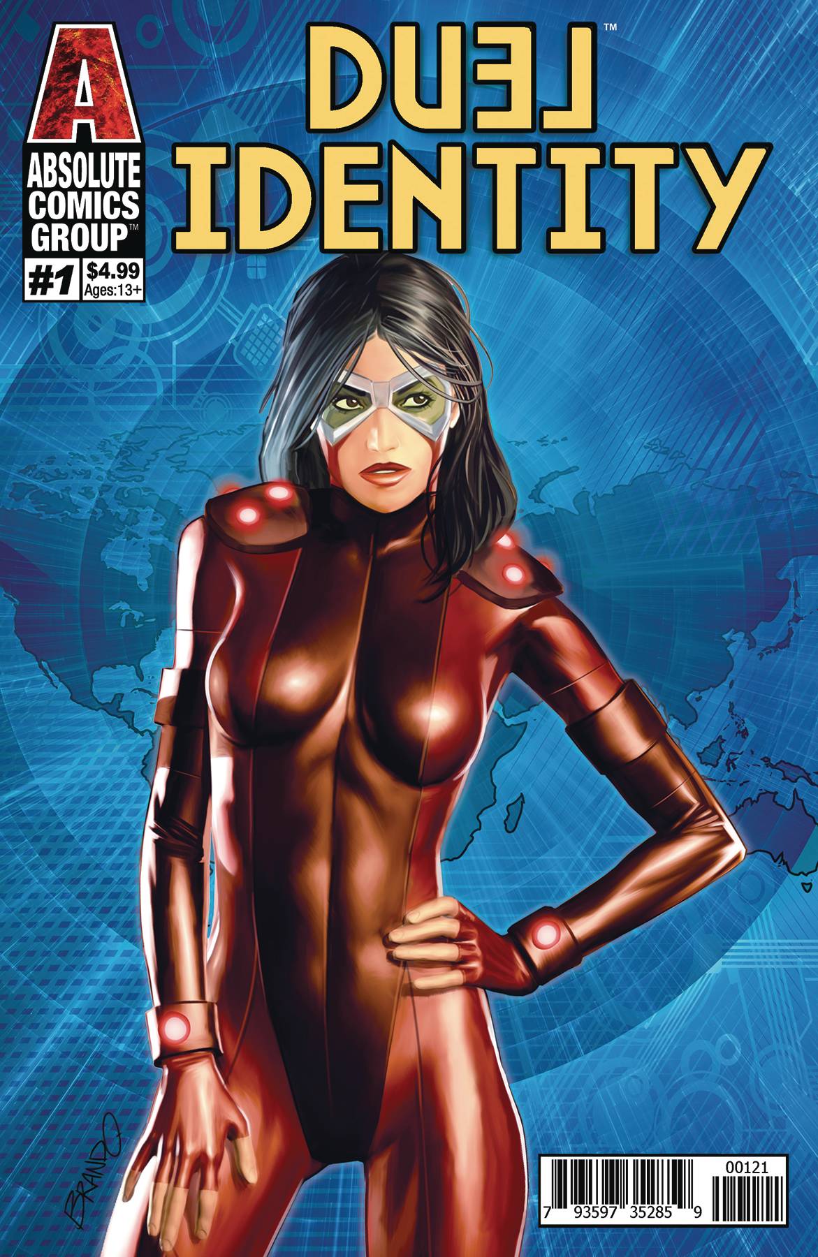 Duel Identity #1 Holographic Gold Foil Cover