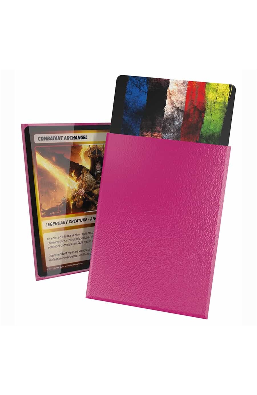 Cortex Sleeves: Standard Size Glossy Pink (100Ct)