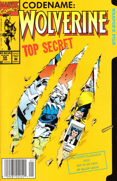 Wolverine #50 [Newsstand] - Very Fine - 