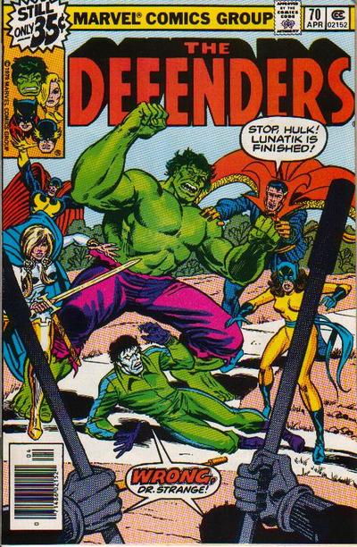 The Defenders #70 (1972)-Fine (5.5 – 7)