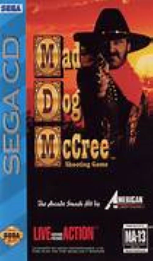 Sega Cd Mad Dog Mccree Shooting Game