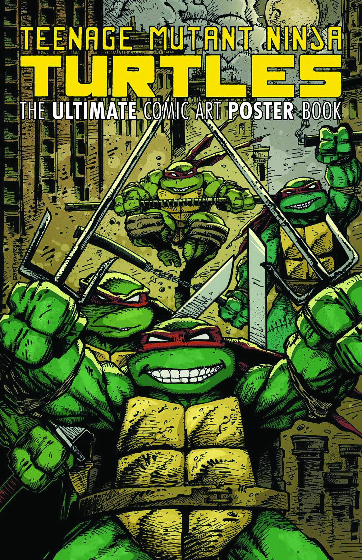 Teenage Mutant Ninja Turtles Ultimate Comic Art Poster Book Graphic Novel
