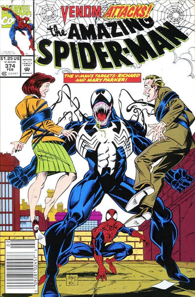 The Amazing Spider-Man #374 [Newsstand]-Very Good (3.5 – 5)