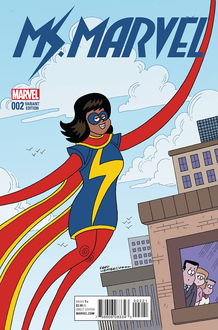 Ms. Marvel #2 (Hembeck Variant) (2015)