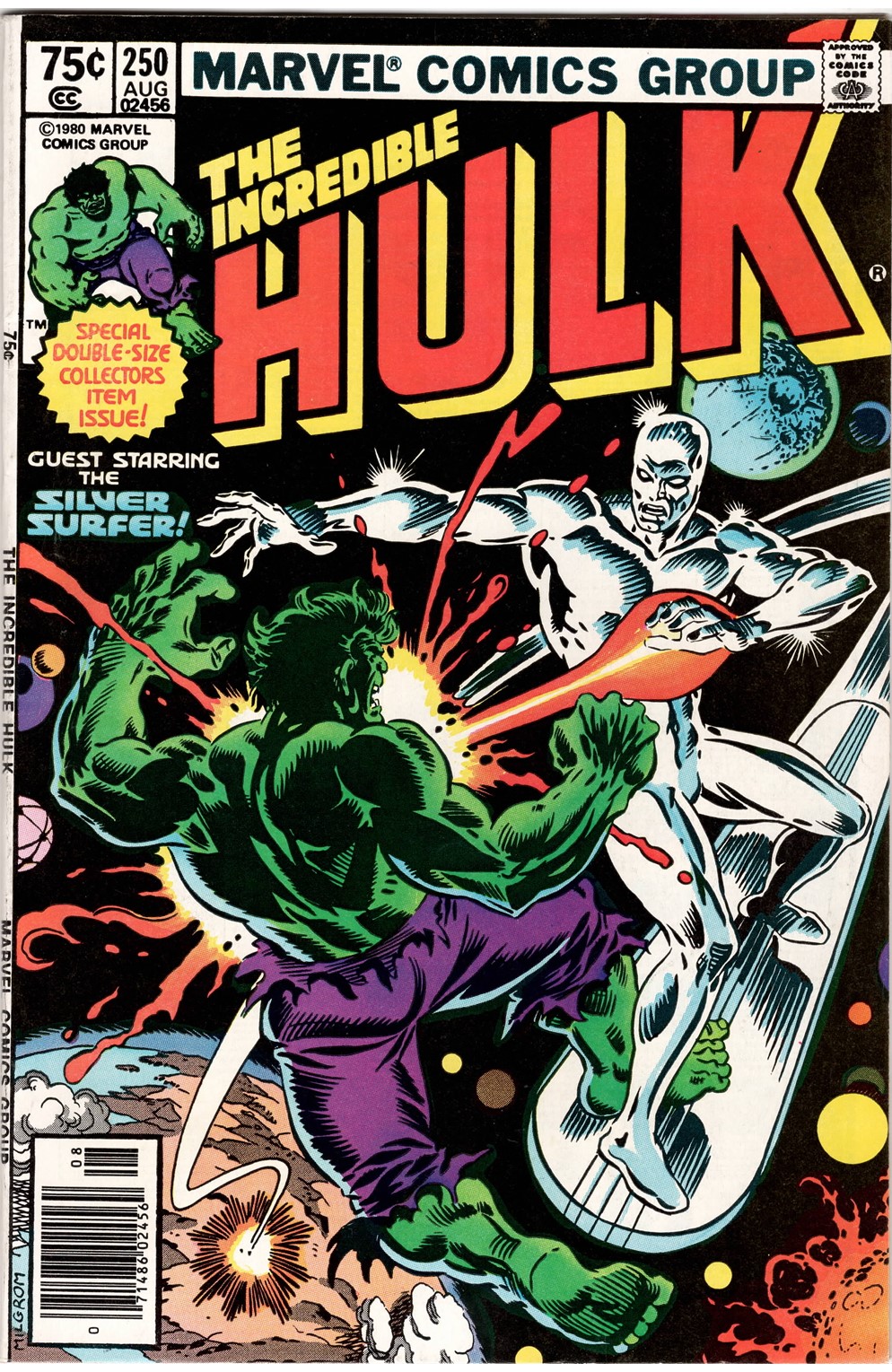 Incredible Hulk #250 Newsstand Variant