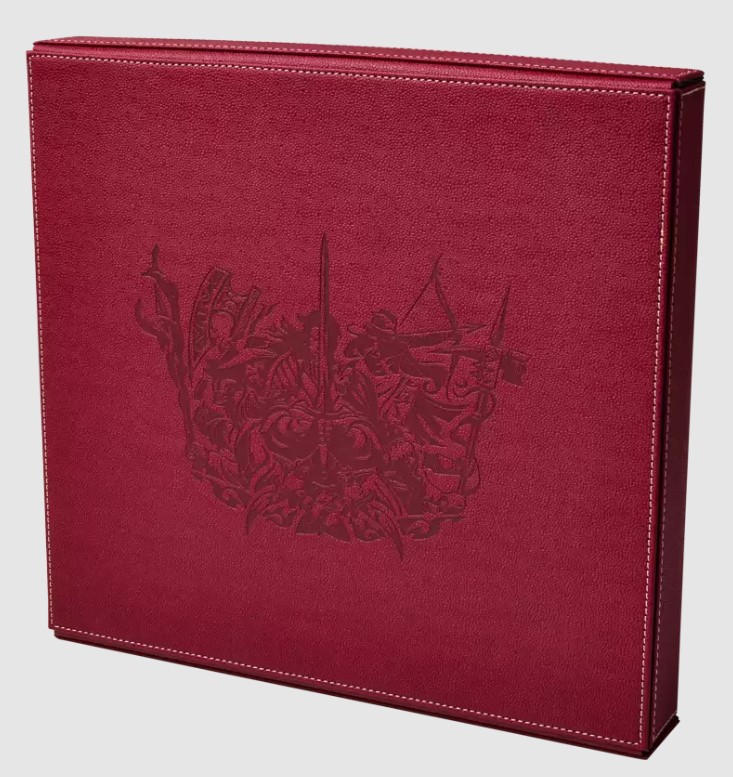 Dragon Shield Roleplaying Player Companion RPG Accessory Box & Dice Tray - Blood Red