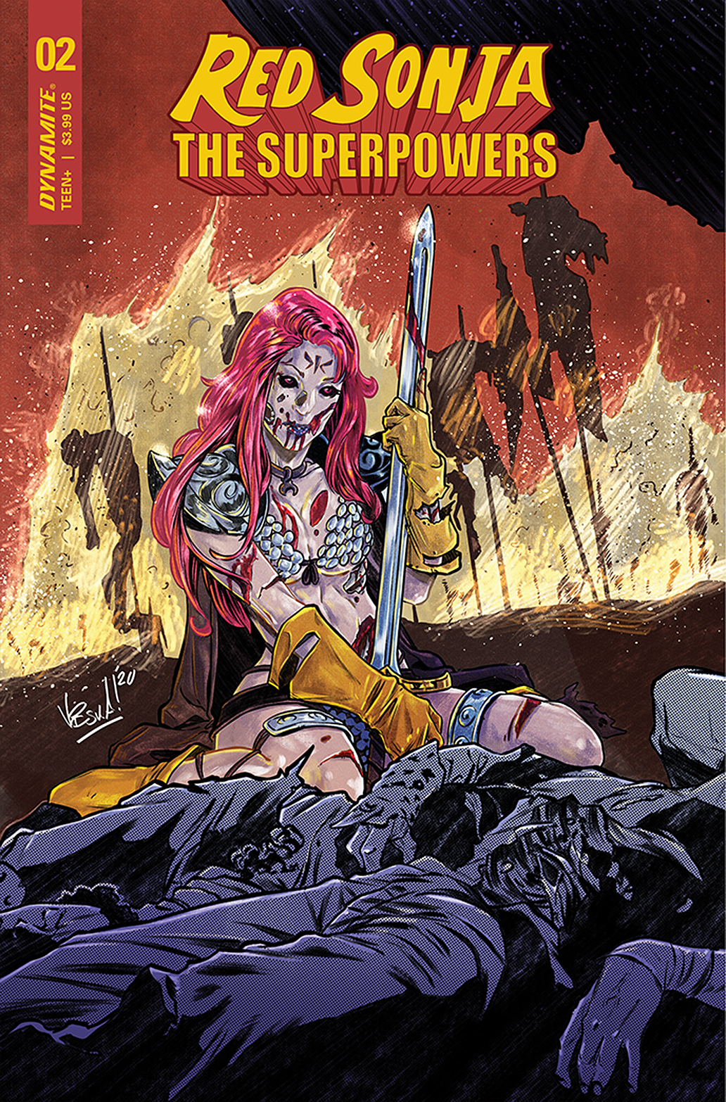 Red Sonja The Superpowers #2 Cover D Federici