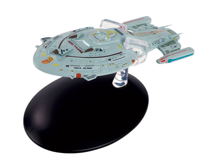 Star Trek Starships Fig Mag #132 Warship Voyager
