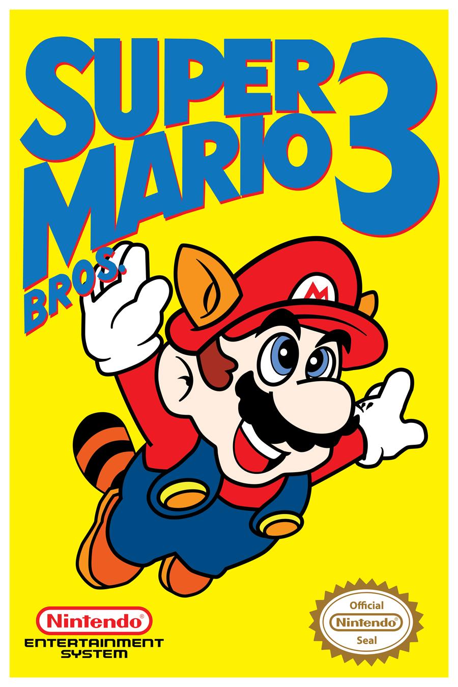 Super Mario Bros 3 Cover Poster