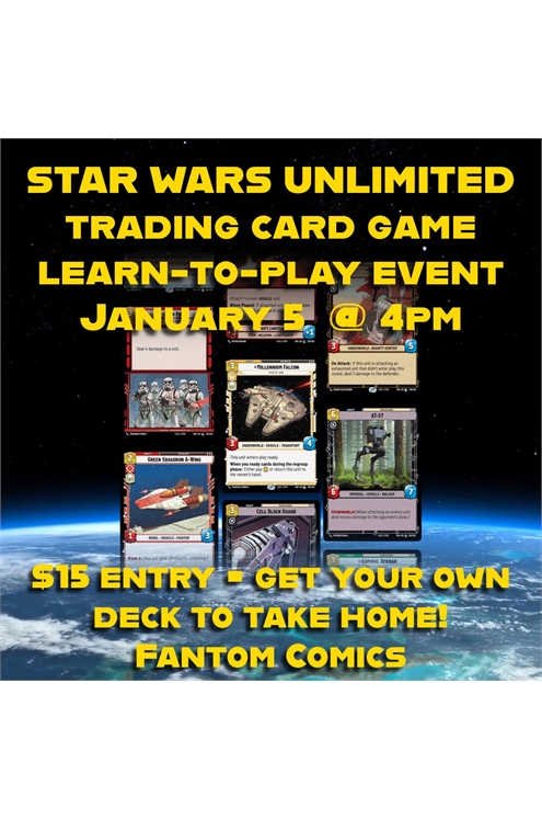 Star Wars Unlimited Learn-To-Play Event (January 5, 2025)