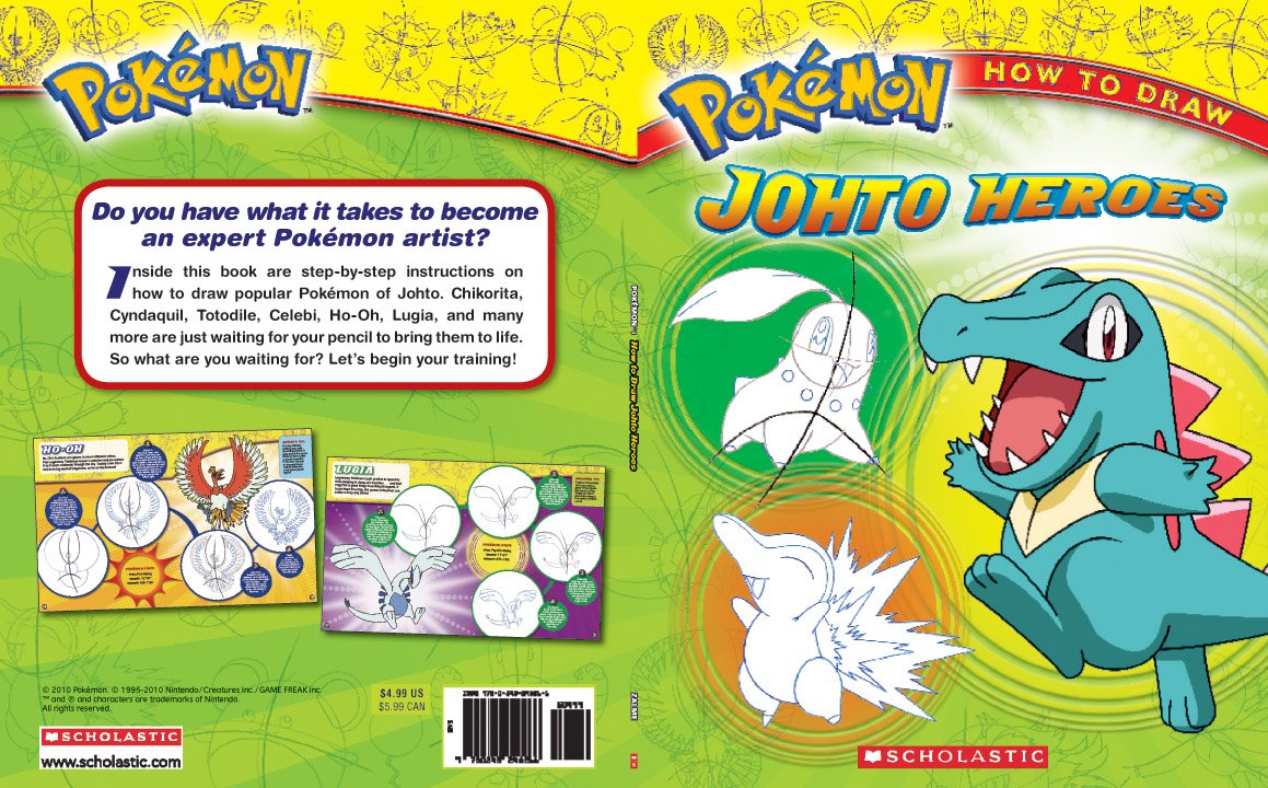 Pokemon How To Draw Johto Heroes