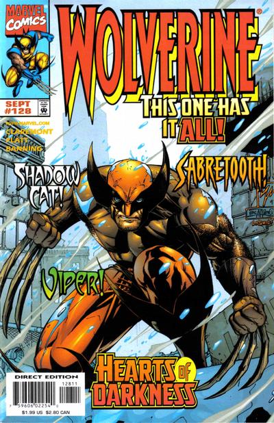 Wolverine #128 [Direct Edition]-Very Fine (7.5 – 9)