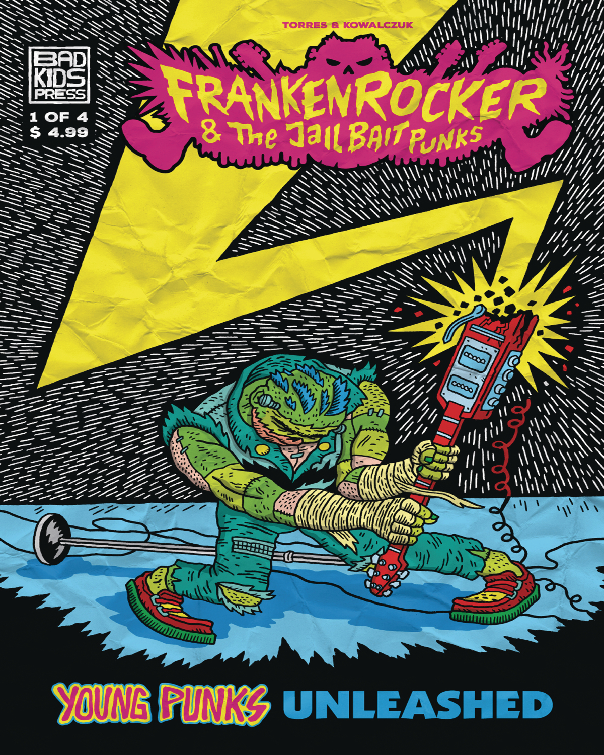 Frankenrocker and the Jailbait Punks #1 Cover A Kowalczuk (Mature) (Of 4)