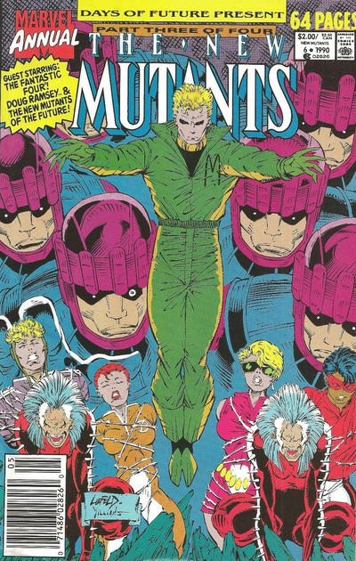 The New Mutants Annual #6 [Newsstand]-Fine