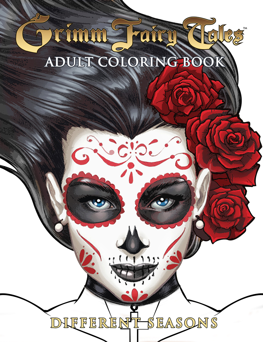 Grimm Fairy Tales Adult Coloring Book Different Seasons Edition
