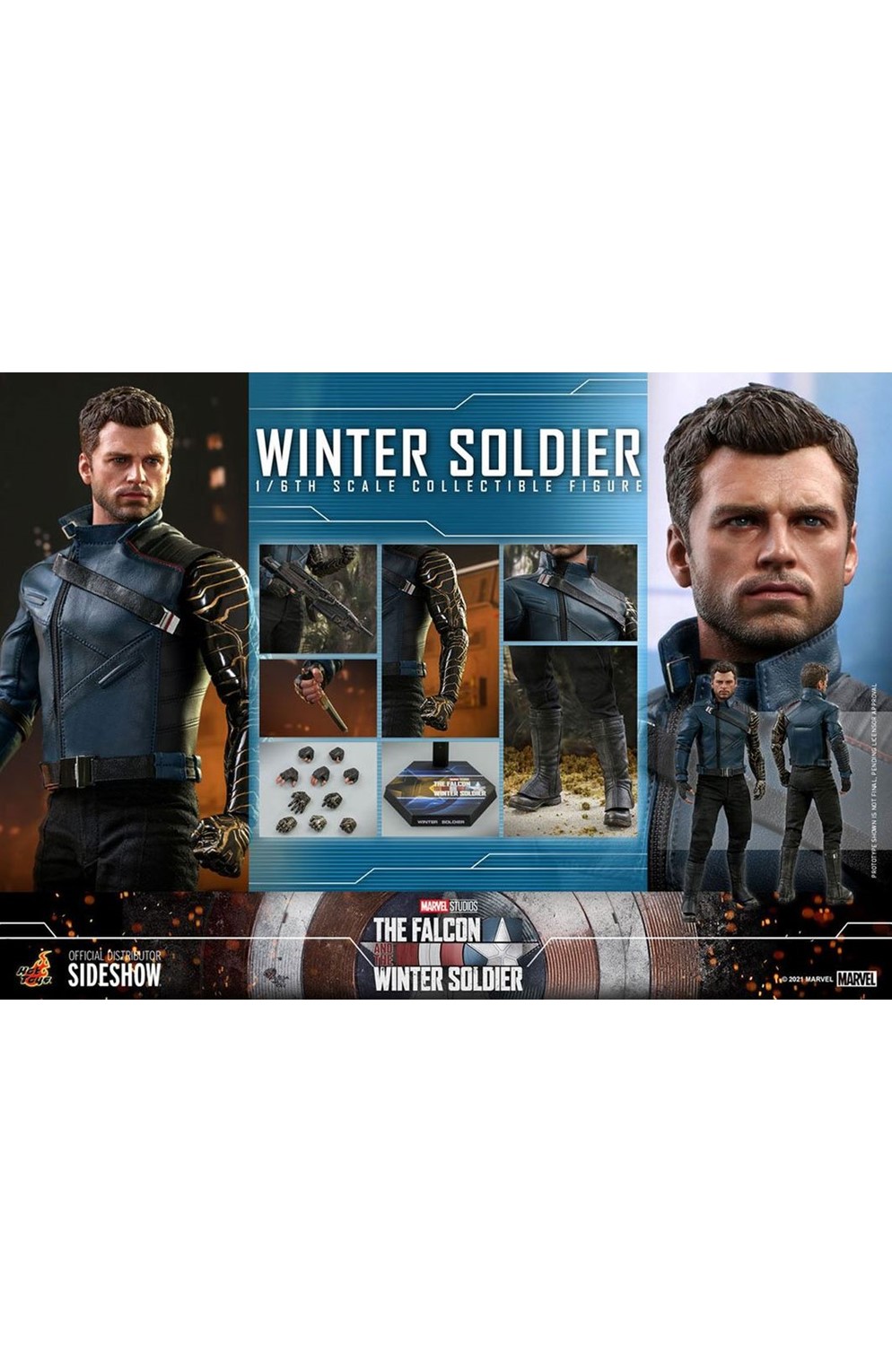 Hot Toys The Falcon And The Winter Soldier 1/6 Winter Soldier Action Figure