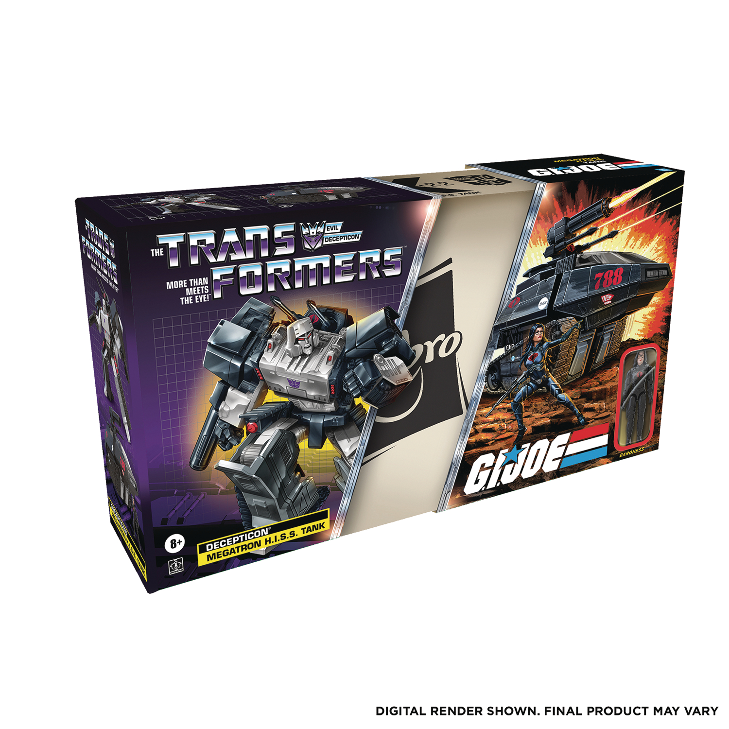 Transformers X GI Joe Megatron Hiss Tank Action Figure Case